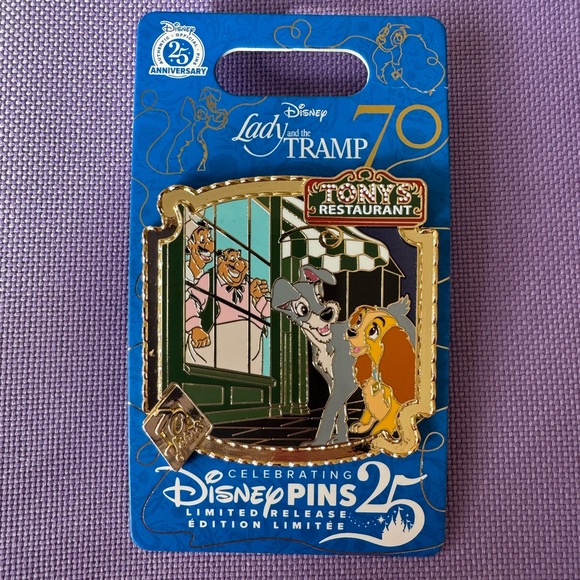 Disney Accessories - Disney Lady and the Tramp 70th Anniversary Pin